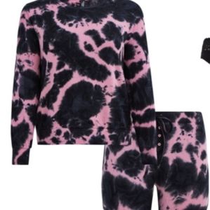 TORRID MicroModal MauveWash Biker Shorts & Top SET